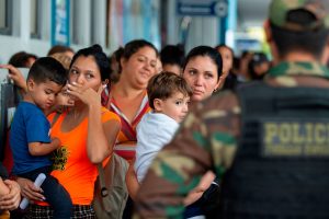 Migrant women in Mexico