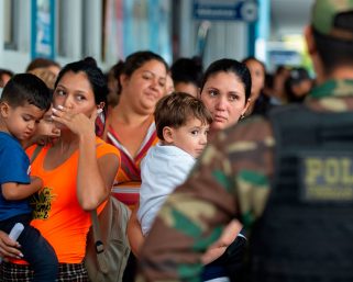Migrant women in Mexico