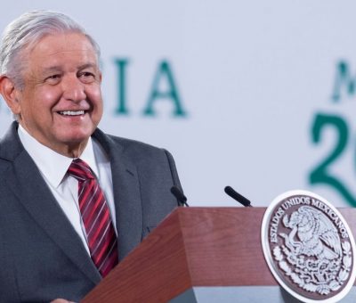 Andres Manuel Lopez Obrador wearing a suit and tie